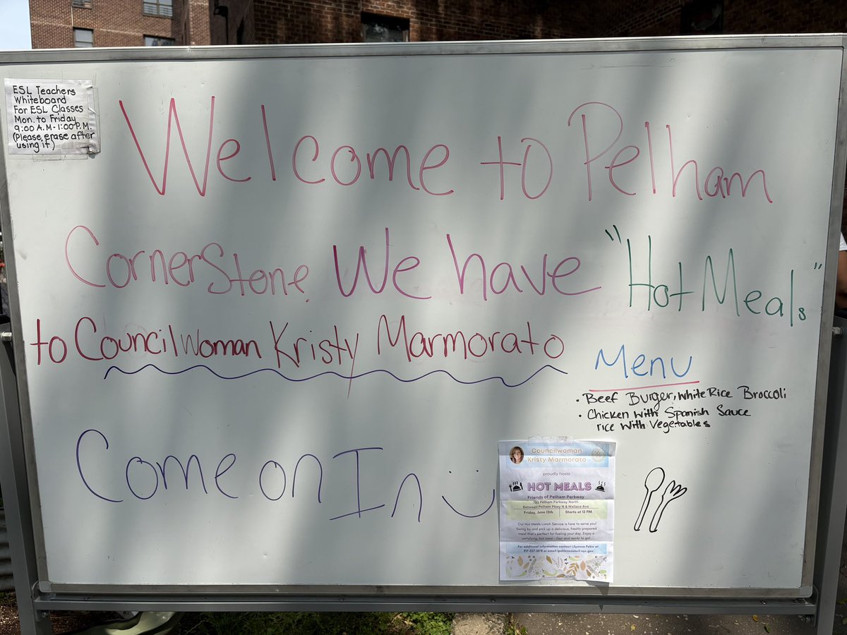 Councilwoman Kristy Marmorato (@kristymarmorato) on Twitter photo Wrapping up the week with 3 hot meal giveaways at RAIN Boston Road, <a href="/PelhamParkwayBX/">FRIENDS PELHAM PARK</a> and the Pelham Parkway Neighborhood Association! 🍽️
There’s no better way to end the week than by giving back and connecting with our neighbors. 💚 Wrapping up the week with 3 hot meal giveaways at RAIN Boston Road, <a href="/PelhamParkwayBX/">FRIENDS PELHAM PARK</a> and the Pelham Parkway Neighborhood Association! 🍽️
There’s no better way to end the week than by giving back and connecting with our neighbors. 💚