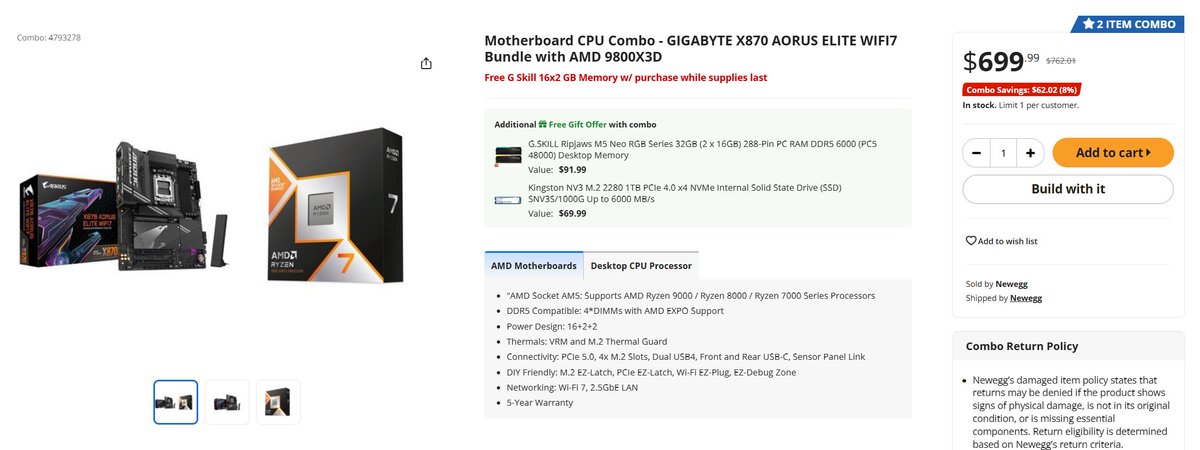 Newegg tweet media
