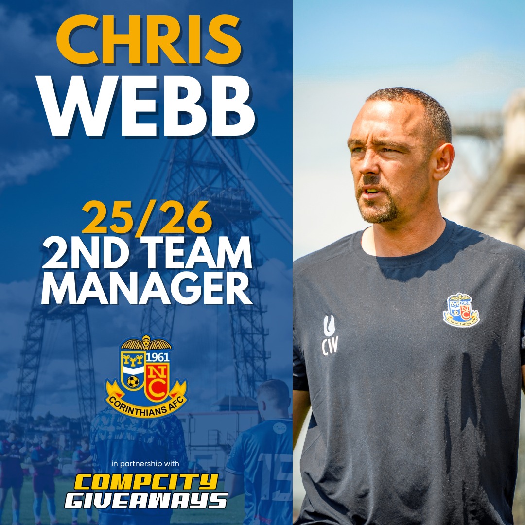 ⚽️ WELCOMING CHRIS WEBB

We’re buzzing to have Chris Webb back involved with the Corries. He’ll be working across our senior sides, bringing great experience and a real leadership to the role.