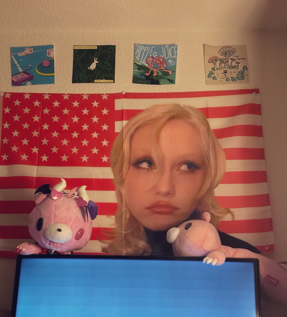 Catzonmoonz's tweet photo. @unclearmag @kidzwithbugz Would look great next to my Chloe flag 
( My insta is @/ Tulips4Daisys ) https://t.co/RKUoJwC3KC