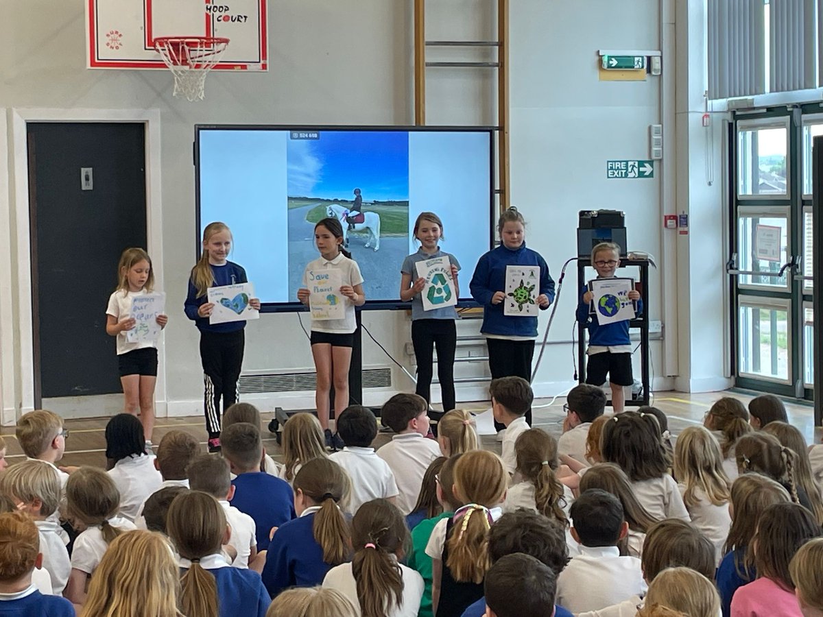 P6 have been researching the benefits of reusable bags.
In a bid to reduce plastic waste, they researched the costings involved in making reusable bags, carried out market research and organised a whole school competition.
Today they announced the winning entries from each class!