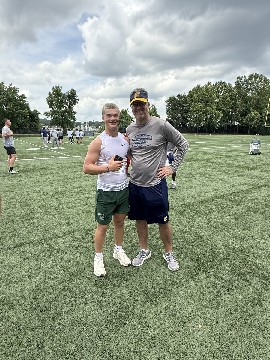 jack15_lister's tweet image. Had an amazing day at @GoMocsFB camp!!! Cant wait to be back in the fall for a game! Go Mocs! Go Devils! @coachcraw4d @Coach_Sprad @CoachMYeager @CoachTevaHarris @GreeneDevilsFB