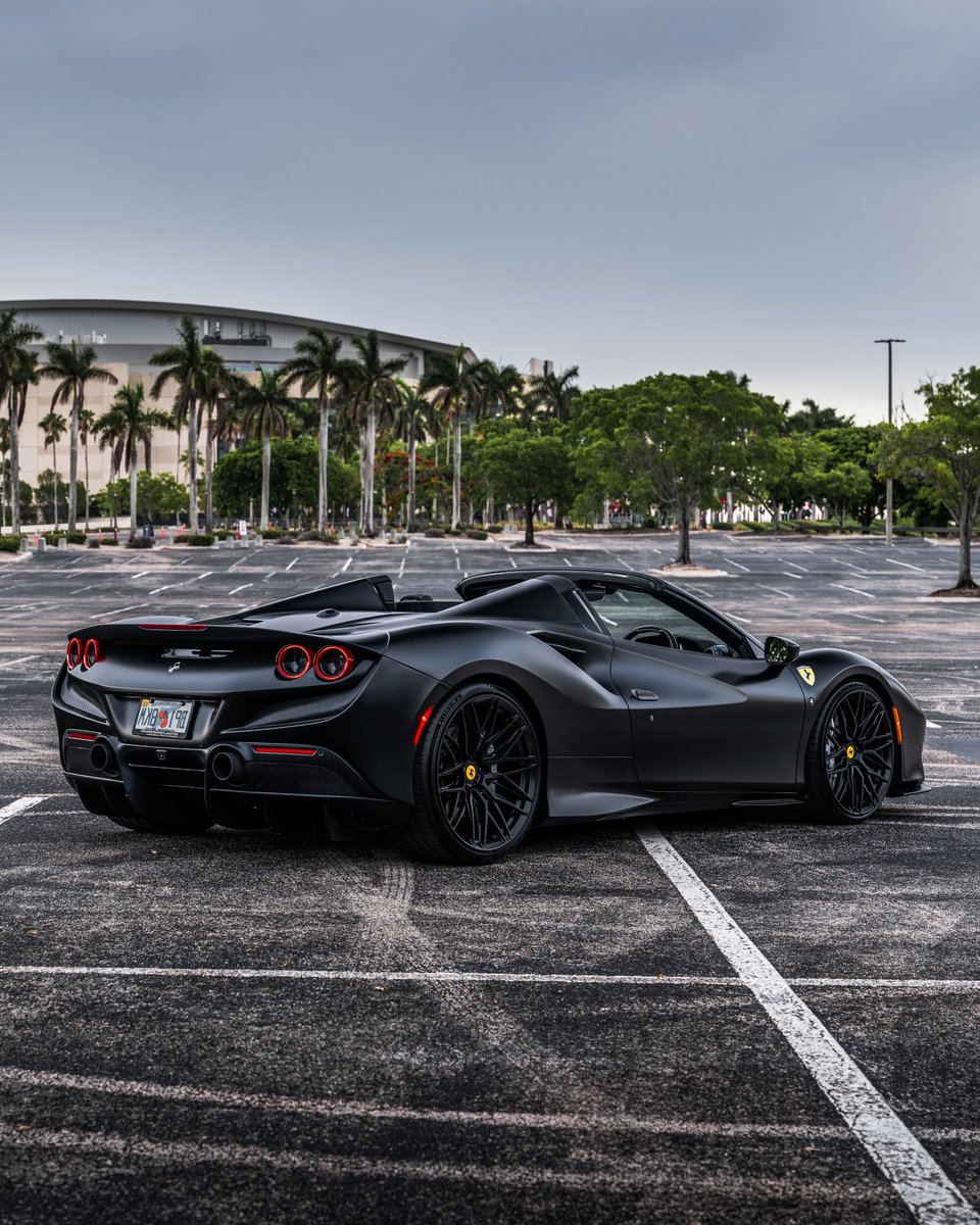 New work. VelosDesign Blacked out Ferrari F8 Spider for Bruce Wayne. 🦇 Happy Friday everyone!