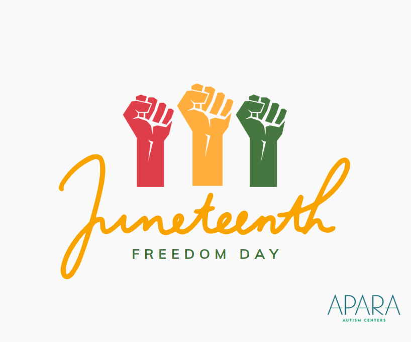 AparaAutism's tweet photo. 📅 Please note: Our Apara Autism Centers will be closed on Wednesday, June 19th in observance of Juneteenth National Independence Day.

Regular hours will resume the following day.

#AparaAutismCenters #Juneteenth #HolidayClosure #June19 #Notice #HoustonTX #SanAntonioTX #DallasTx #SugarlandTX #PearlandTx