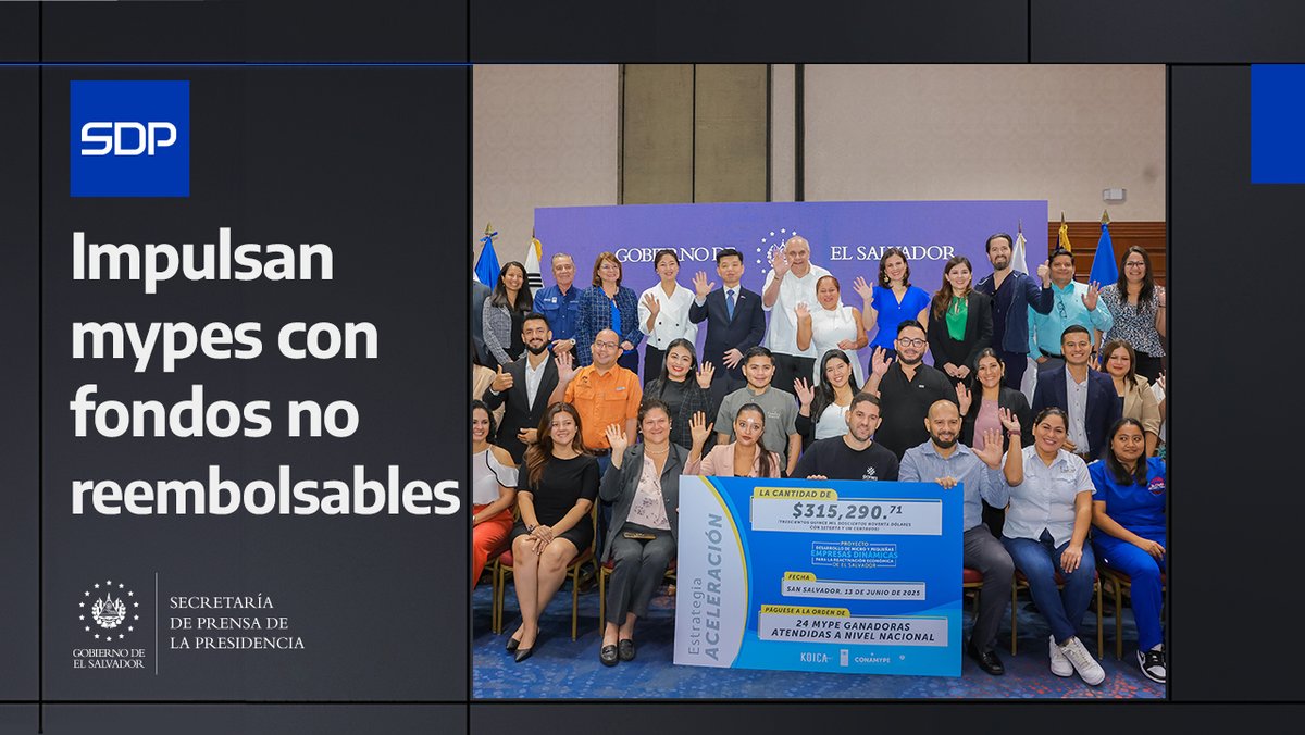 #EstrategiaDeIncubación | El Gobierno del Presidente <a href="/nayibbukele/">Nayib Bukele</a> está comprometido en impulsar la economía de los salvadoreños, generando mejores condiciones para los micros y pequeños empresarios. Este viernes, el Consejo Nacional de la Micro y Pequeña Empresa (<a href="/CONAMYPESV/">CONAMYPESV</a>) con