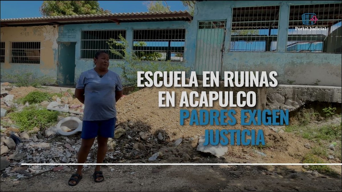 Portal Judicial (@portaljudicial) on Twitter photo 🚸 Niñas y niños de una escuela primaria en Acapulco estudian en ruinas, dos años después del huracán Otis.
Sin luz, ni agua y entre escombros.
Conversamos con madres de familias para visibilizar su situación, aquí su historia:
🔗 youtu.be/Wi8q4r-z6TA?si…
<a href="/PertenecesAC/">Perteneces</a> 🚸 Niñas y niños de una escuela primaria en Acapulco estudian en ruinas, dos años después del huracán Otis.
Sin luz, ni agua y entre escombros.
Conversamos con madres de familias para visibilizar su situación, aquí su historia:
🔗 youtu.be/Wi8q4r-z6TA?si…
<a href="/PertenecesAC/">Perteneces</a>