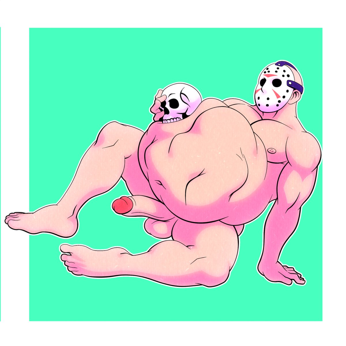 ⚠️Vore⚠️
Happy Friday the 13th! Have some Jason Vore…hees Art.