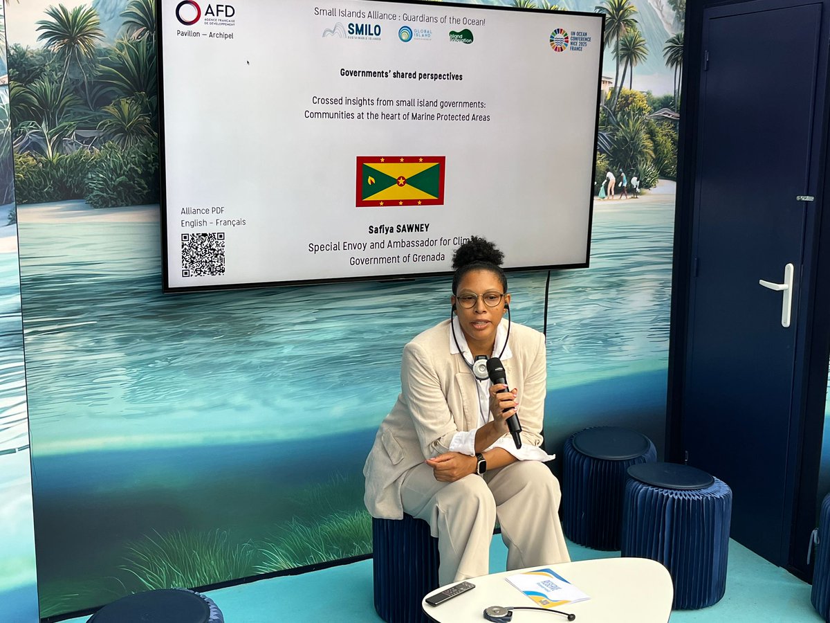 At #UNOC3, CBF’s Fabian Kyne joined global island leaders to highlight the role of local action in strengthening marine protection across the Caribbean. Small islands are driving global ocean innovation—together.