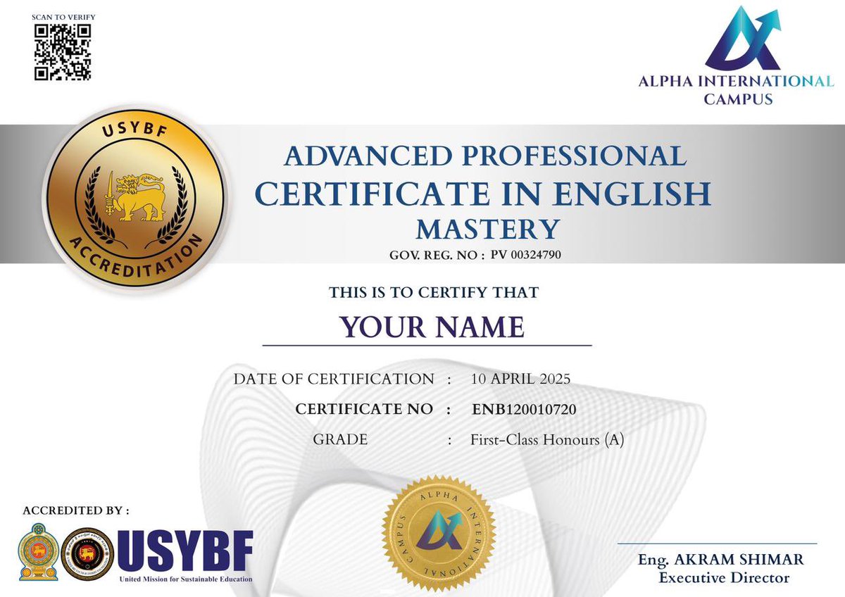 alpha_campus's tweet photo. Certified under USYBF government accreditation. Globally recognized and verifiable online. https://t.co/Jc6Lq6idI2