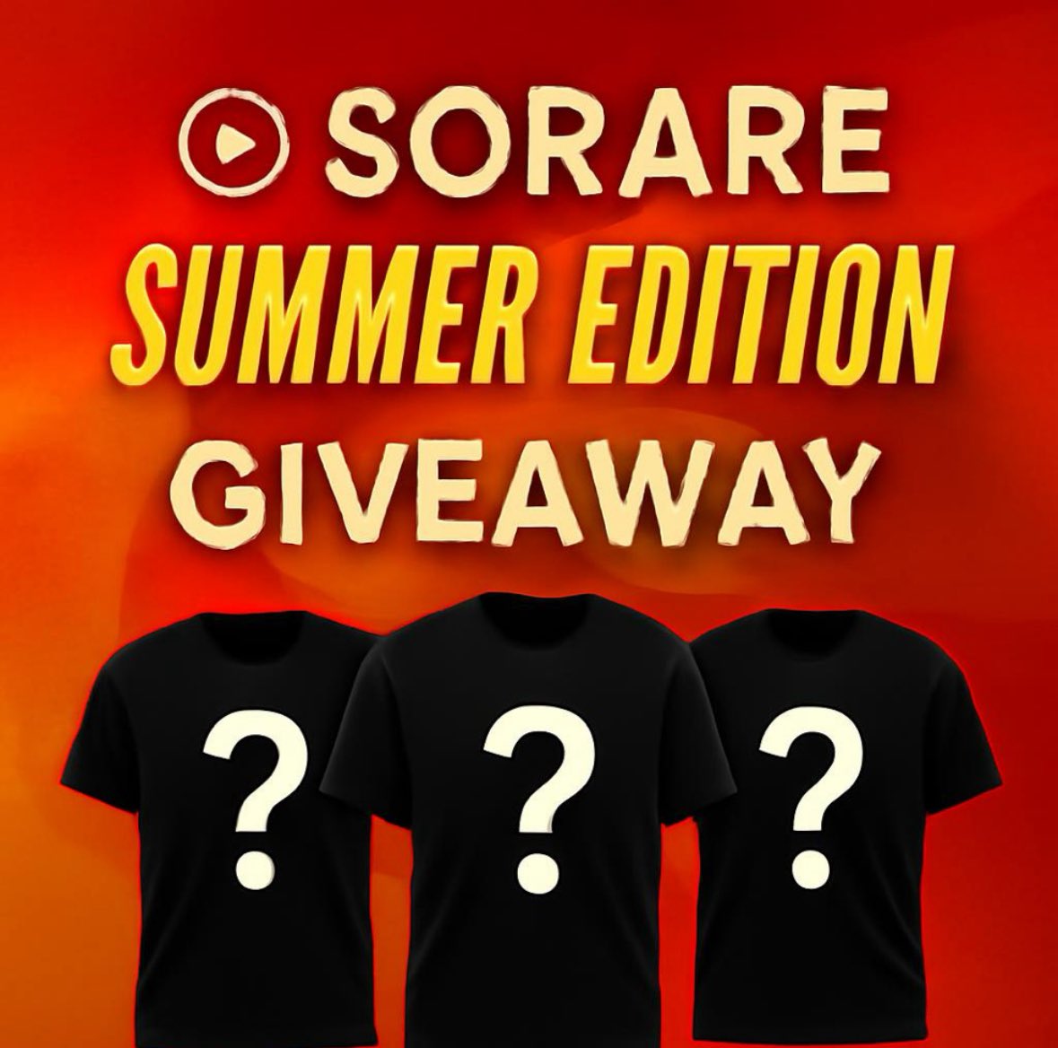 🎉🚀  SORARE Giveaway to celebrate the Summer Edition cards!🏆⚽️ 

•1 mystery jersey 🤩
•1 Sorare hoodie  🤩
•1 cap 🤩

TO WIN: 

📌Follow me, like❤️ and retweet🔄

📌 Put a picture of the best Summer Edition card you have in the gallery (You must have bought the card and your