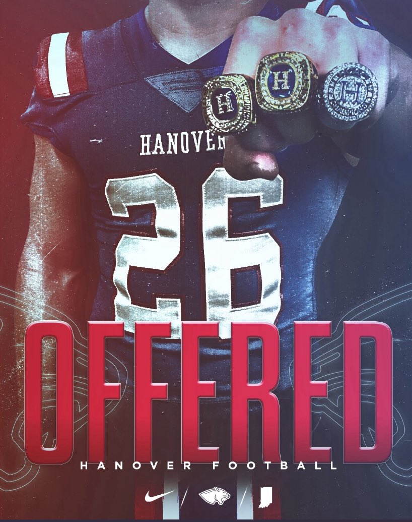 after a great camp Miami of Ohio i am beyond blessed to say that i have received an offer from <a href="/HanoverFTBL/">Hanover Football</a> cant wait to see what the future holds <a href="/MTHEO12/">Matt Theobald</a> <a href="/ChaseBurton02/">Chase Burton</a> <a href="/DLCoach_Danford/">Andrew Danford</a> <a href="/david_florence3/">David Florence</a> <a href="/CraigYeast/">Craig Yeast</a>