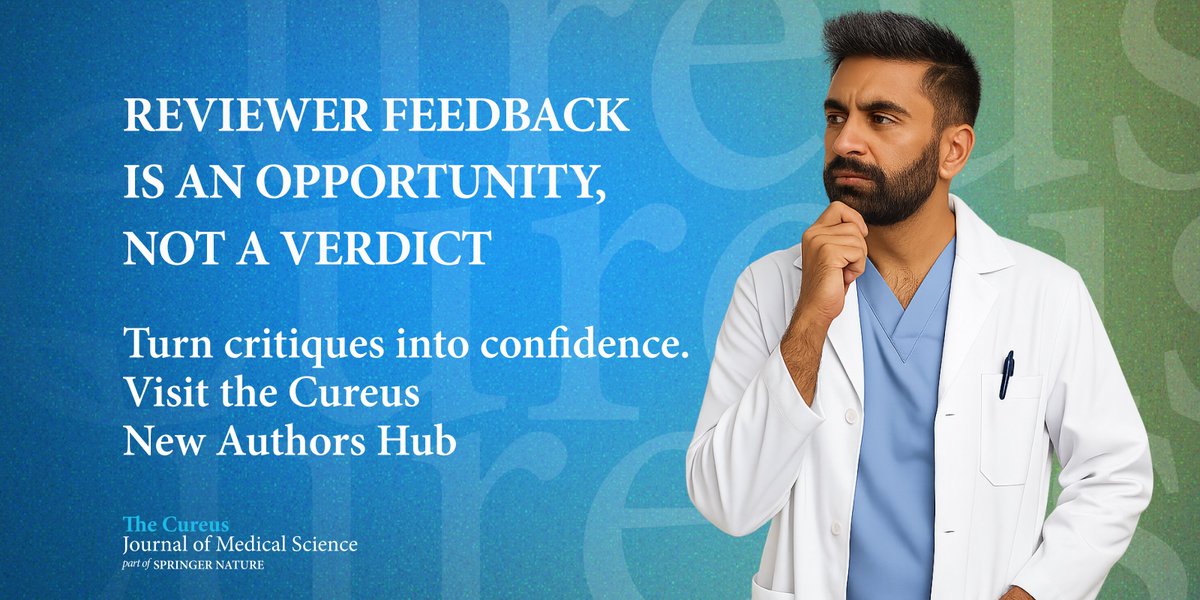 CureusNeuro (@cureusneuro) on Twitter photo Peer review isn’t rejection, it’s a path to publication.
What it is & why it matters
Types of reviews
What reviewers look for
How to respond constructively
Turn feedback into your greatest strength.
Full guide on the #Newauthorshub : hubs.la/Q03s5vwt0
#PeerReview #Cureus Peer review isn’t rejection, it’s a path to publication.
What it is & why it matters
Types of reviews
What reviewers look for
How to respond constructively
Turn feedback into your greatest strength.
Full guide on the #Newauthorshub : hubs.la/Q03s5vwt0
#PeerReview #Cureus
