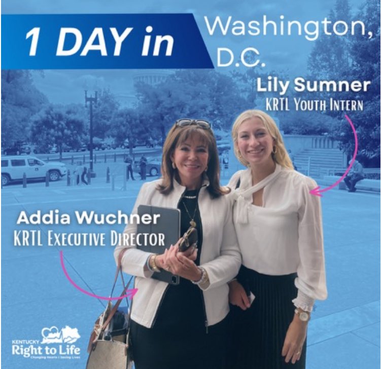 KentuckyRTL's tweet image. On Capitol Hill with Addia and Lily… Thank you for meeting with us to discuss the BBB @SenMcConnell @SenRandPaul @berniemoreno @RepThomasMassie #everylifematters @NKyTribune  #DefundPlannedParenthood  #ProWoman @AUL @addiawuchner @sbaprolife