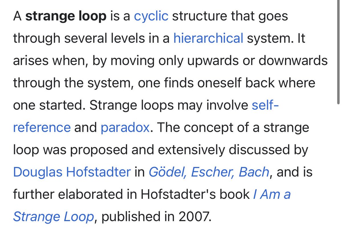 Hermetiphysics's tweet image. Asymmetric circular logic is how you grok the universe.

For instance, consider: “The purpose of the universe is to allow individuals to determine the purpose of the universe for themself.”

#StrangeLoop #Individuation