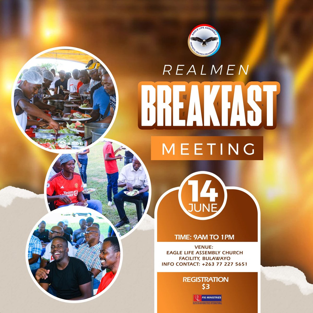 Men, let's meet tomorrow.