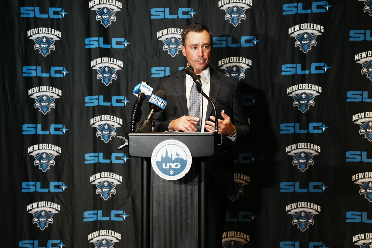 PrivateersBSB's tweet image. Today, we formally introduced our new head coach @Andrew_Gipson !
A few pics plus a small sample of what to expect. Full press conference can be seen here: youtube.com/watch?v=SOdK-O…
#NOLAsTeam ⚔️