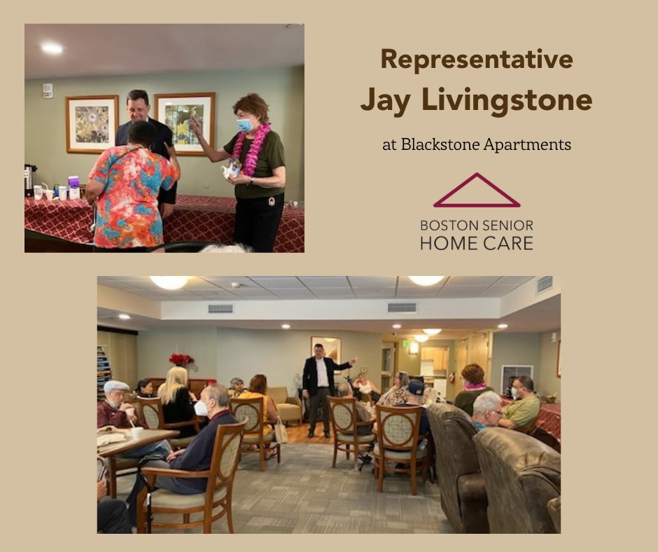 BostonSeniorHomeCare (@bshc) on Twitter photo Thank you to Rep. <a href="/jaylivingstone/">Jay Livingstone</a> for visiting the #supportivehousing residents of Blackstone Apartments! The residents greatly appreciated hearing first-hand about updates in their community, and having their questions and concerns answered. We hope you can visit again soon! Thank you to Rep. <a href="/jaylivingstone/">Jay Livingstone</a> for visiting the #supportivehousing residents of Blackstone Apartments! The residents greatly appreciated hearing first-hand about updates in their community, and having their questions and concerns answered. We hope you can visit again soon!
