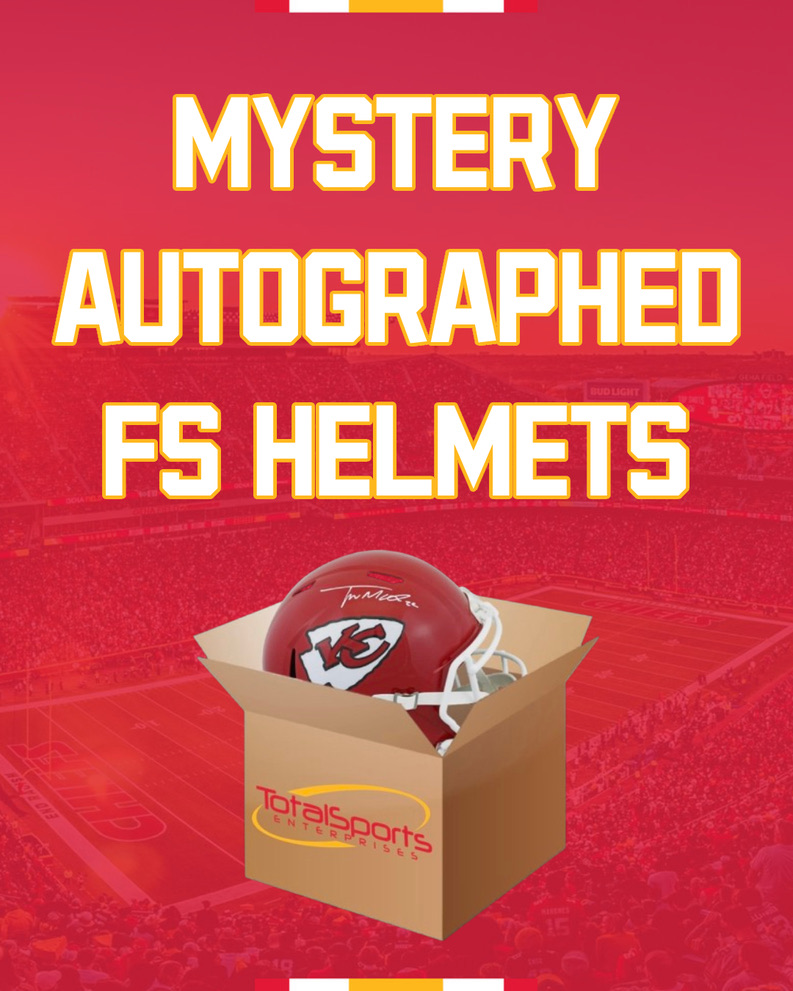 ❓ MYSTERY MONDAY ❓

Mystery Autographed Full Size Helmets are in stock!

Who will you pull? It's a mystery!

The full list of possible autographs is on our website!

⬇️⬇️⬇️

tsekansascity.com/products/kansa…