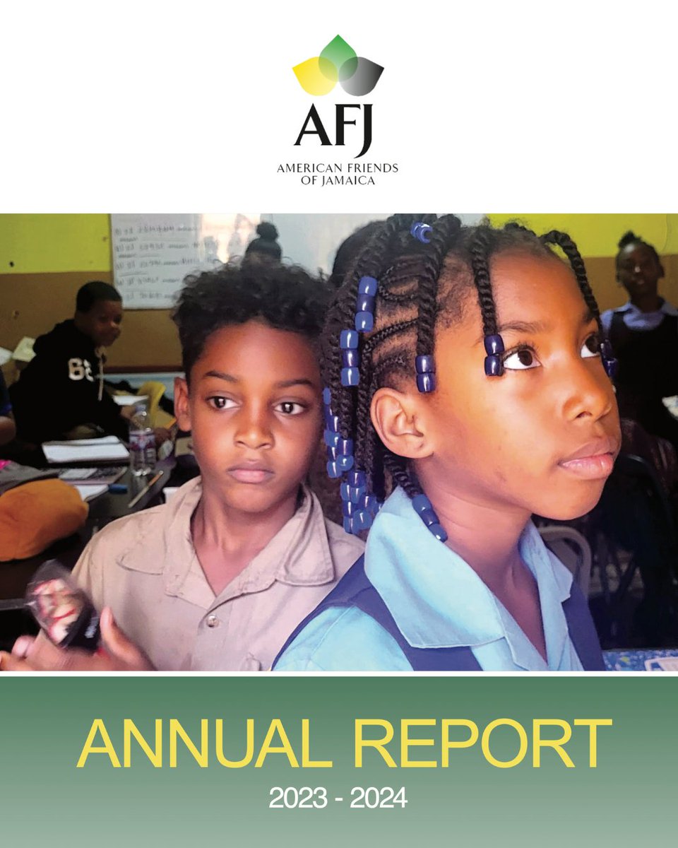 The American Friends of Jamaica (AFJ) is proud to share the milestones, achievements, and life-changing impact we made together in 2023–2024. To see the impact we have made together please click this link bit.ly/45Tv2lB and access our 2023-2024 Annual Report.
#charity