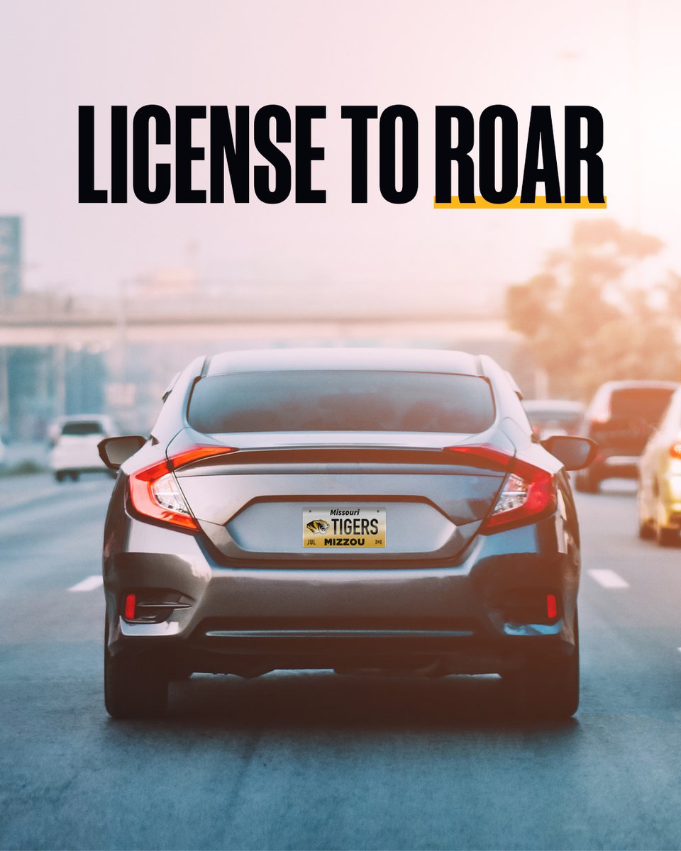 Show your #Mizzou pride wherever you ride with a custom license plate! Your tax-deductible donation supports student scholarships. Commute with a cause—get your custom plate today: brnw.ch/21wTofH