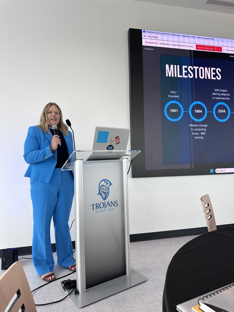 SD's Workforce Development Council spent two impactful days at DSU, discussing CTE, dual credit, childcare, and workforce strategies. They also heard inspiring stories from apprentices and sponsors, including highlights from the Teacher Apprenticeship Pathway. #WorkforceSD