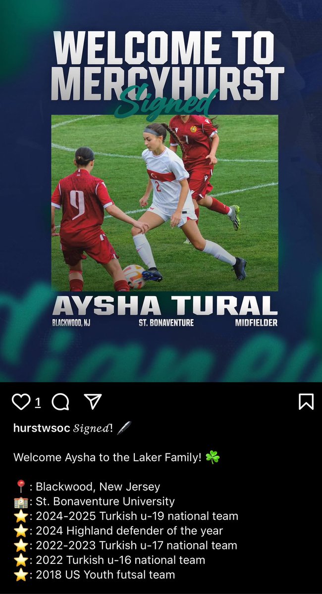 IshTural's tweet image. Can’t wait to get started! Thank you to Coach Dale and @kayla__mcnamara for giving me this opportunity! ☘️@hurstwsoc @ImYouthSoccer @ImCollegeSoccer @MilliTakimlar #carpeD1em