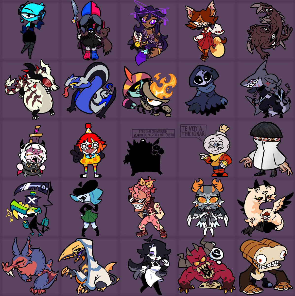 PiadeAlex1's tweet image. Hola, aquí 🍍, con estos últimos 4 concluimos los 100-MINIS

Quería aprovechar para agradecer el gran apoyo de las personas que consumís y apoyas mi contenido

Dejaré abajo a todos los dueños de los personajes que he estado dibujando durante este mes, los recomiendo mucho [🧵]