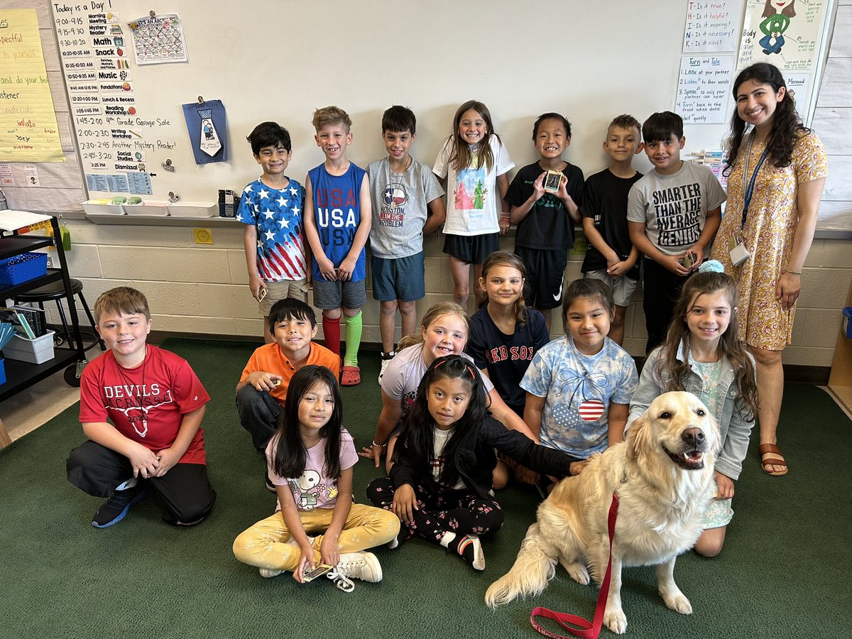 We celebrated two birthdays today and enjoyed a special visit from <a href="/DAHamblin/">Dr. Danielle A. Hamblin</a> and Madeline! 💚 <a href="/CopperHillES/">Copper Hill</a>