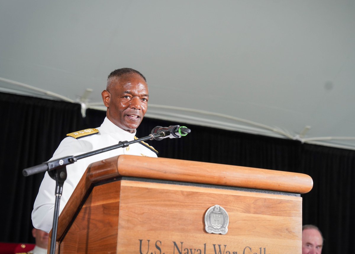 U.S. Naval War College (@navalwarcollege) on Twitter photo "The world is watching. You are ready." - <a href="/SECNAV/">Secretary of the Navy John C. Phelan</a> to graduates at today's NWC commencement ceremony.
We couldn't agree more.
Read More here --> dvidshub.net/r/qwotkm "The world is watching. You are ready." - <a href="/SECNAV/">Secretary of the Navy John C. Phelan</a> to graduates at today's NWC commencement ceremony.
We couldn't agree more.
Read More here --> dvidshub.net/r/qwotkm