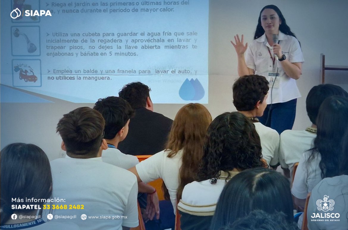 💧🚰¡Cuidar el agua es tarea de todas y todos!🚰💧

Continúa el trabajo del personal del área de Cuidado del Agua para concientizar a niñas, niños y adolescentes sobre el cuidado y uso racional del vital líquido.