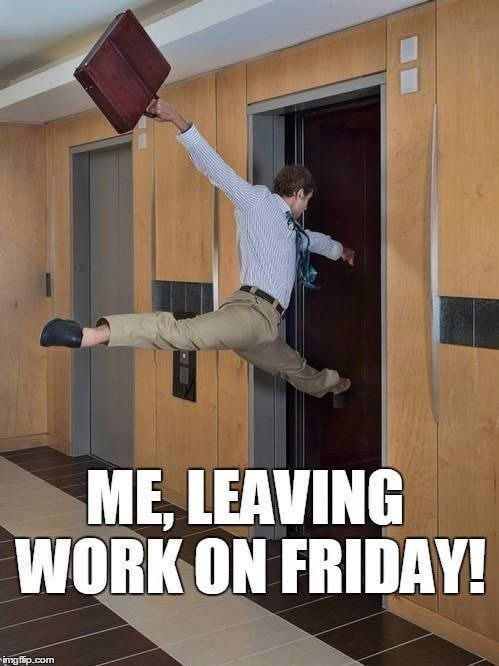 jessica_joyce's tweet image. If leaving work was an Olympic sport…🥇➡️

#FridayFeeling #FridayEscape #TGIF
