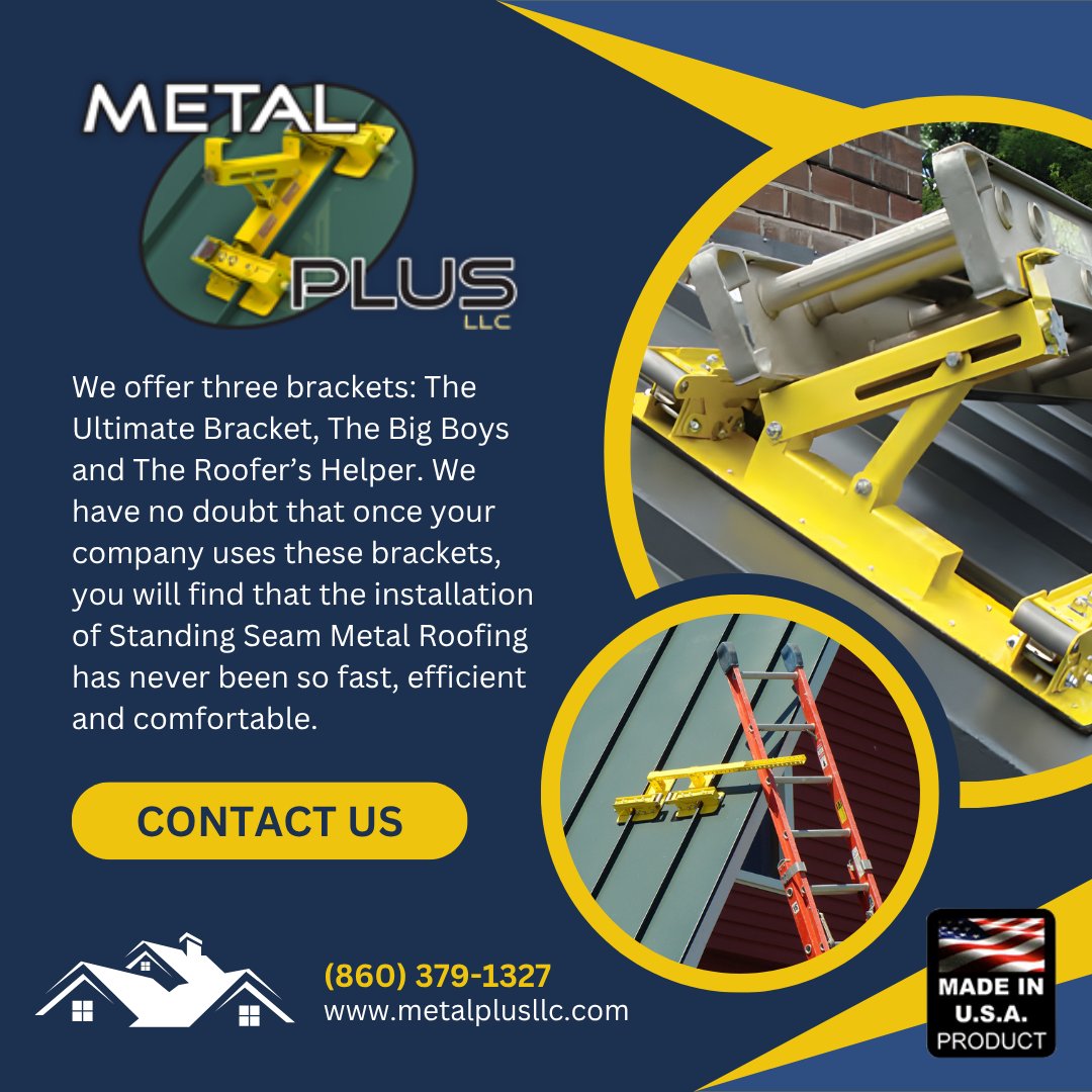 MetalPlusLLC's tweet image. Equip yourself with the best in roofing tools and safety gear from Metal Plus.
Visit us on the web at metalplusllc.com