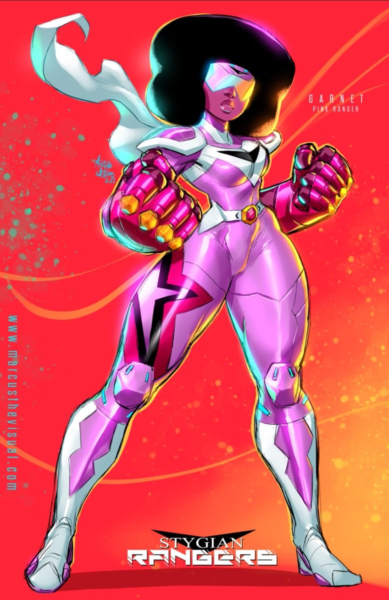 I'm at @rangerstopandpop so I had to circle back and finish this piece (Finally).
Huey Freeman took careful time considering the choice to take the invitation to become the Stygian Rangers new Gold Ranger.