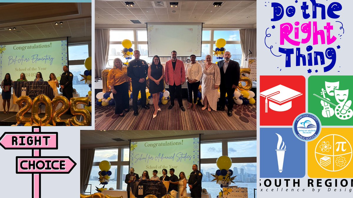 MDCPSSouth's tweet image. Congratulations to @BelAireEagles & @SASWhiteTigers on their recognition for being the elementary and high schools of the year at last night's Do The Right Thing event. @MDCPS @SuptDotres @MDSPD #yourbestchoicemdcps #thealmightysouth