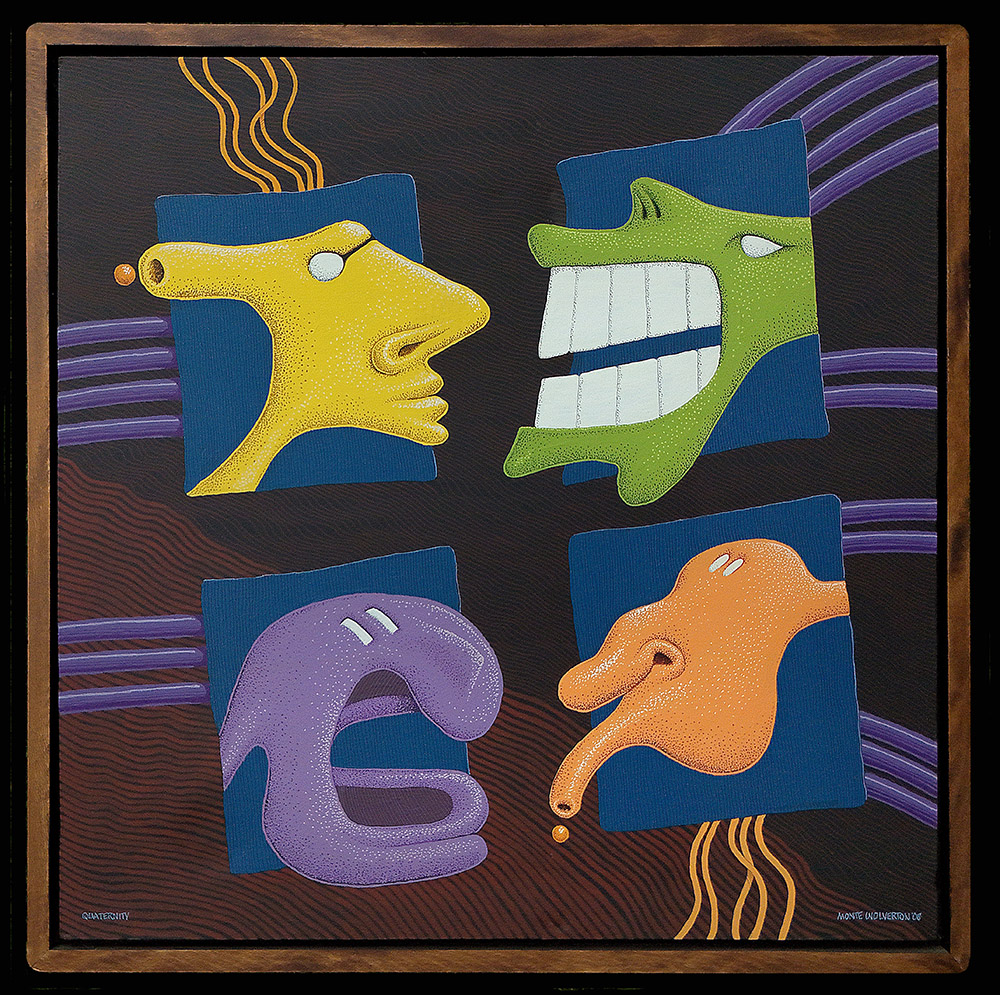 Did this fun item back in 2008 (acrylic on canvas, 32 x 32 inches including frame). Just recently offered on Heritage auctions ha.com/c/search/resul…