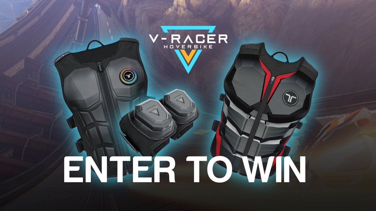 We’ve joined forces with @bHaptics to bring full-body immersion to V-Racer Hoverbike at launch. Enter our giveaway for your chance to win some bHaptics gear and truly feel the need for speed. 🏍️

gleam.io/fu3Zt/v-racer-…