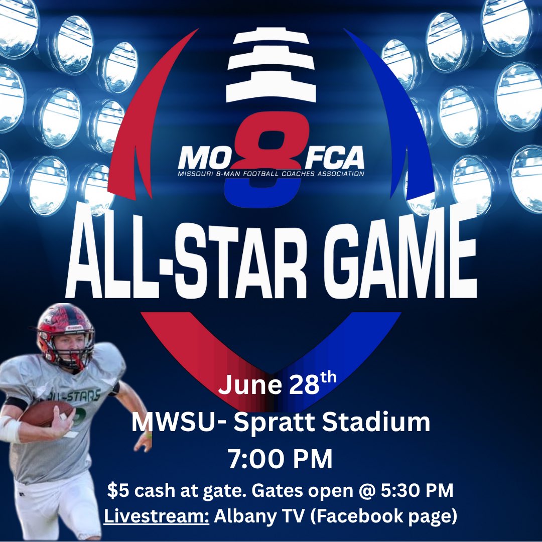 Missouri 8-Man Football Coaches Association All-Star Game information