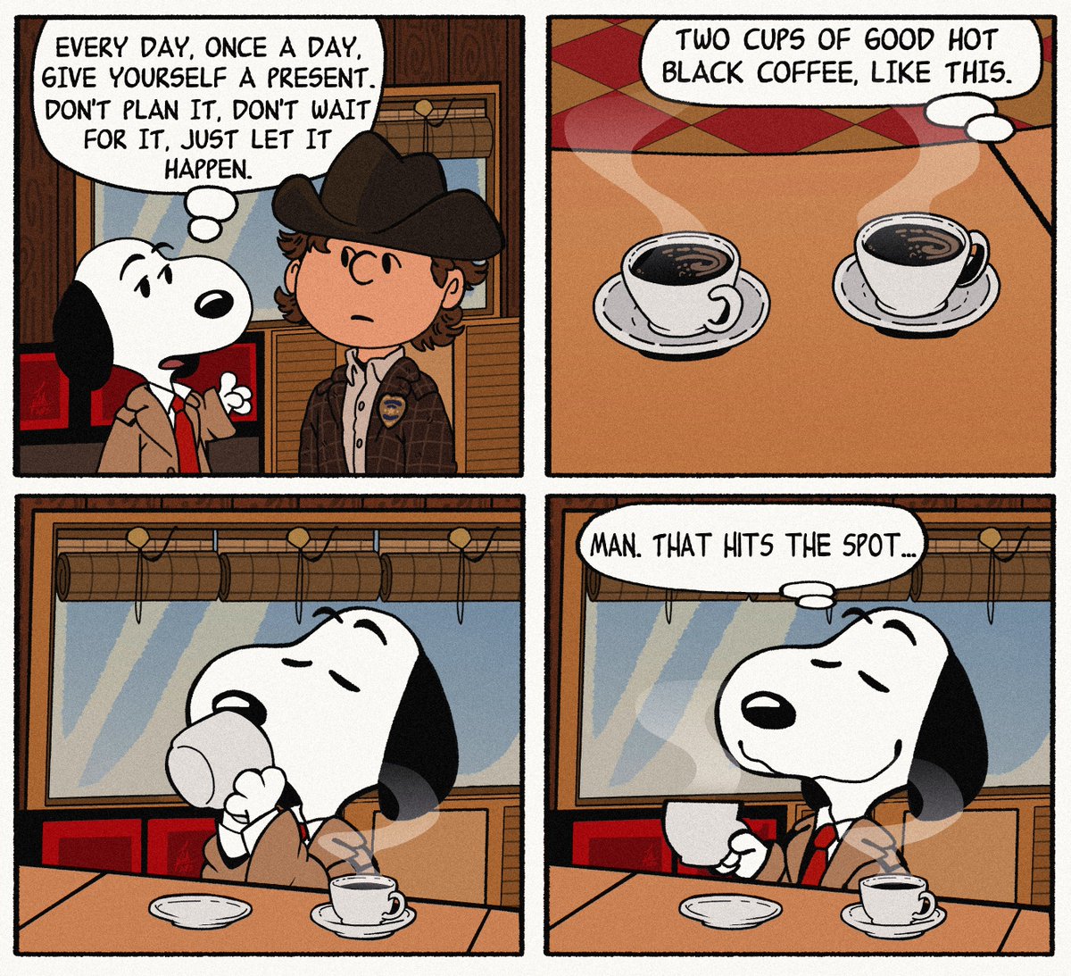 schumisnoopy's tweet image. an advice from dale snooper