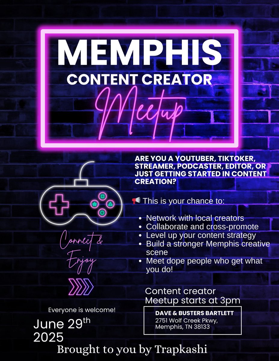 MemphisMeetup's tweet image. Community hosted event below!