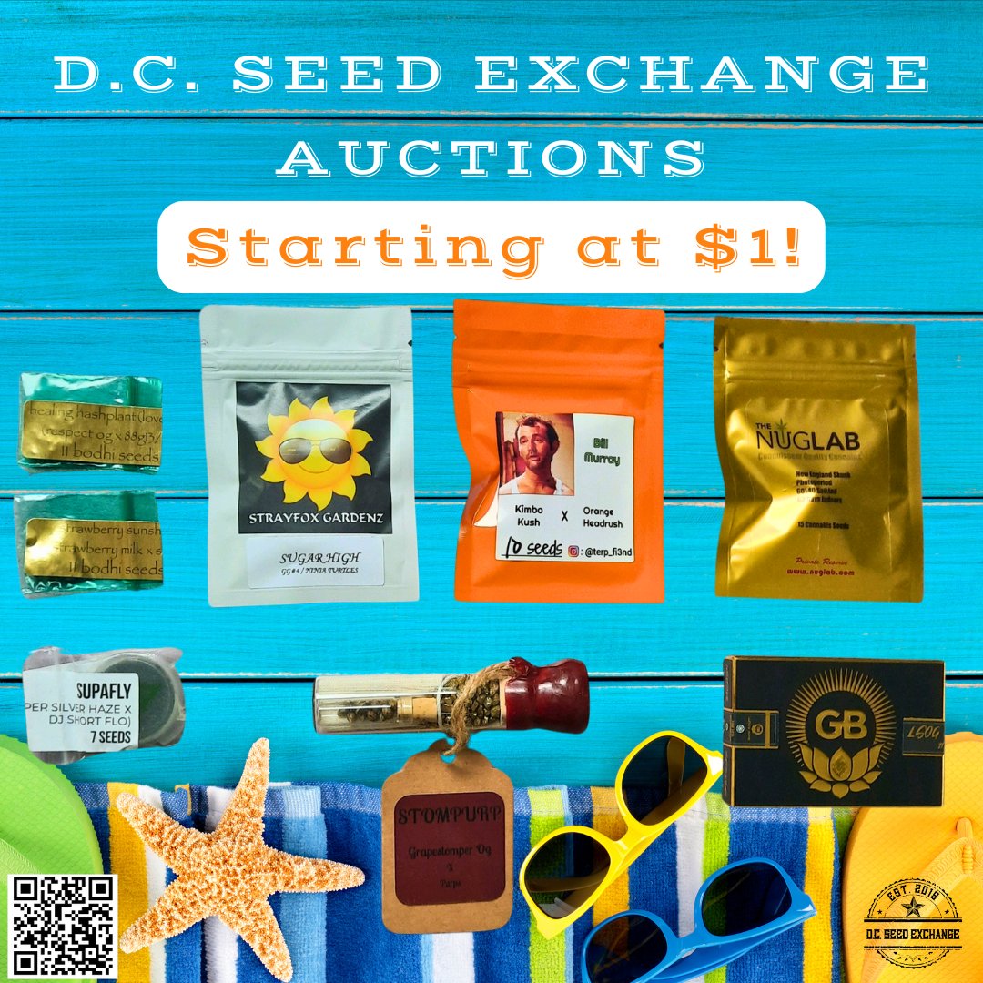 Surf's Up! 🏄‍♂️ 

Weekend $1 Auctions are LIVE!

The HOME OF THE ORIGINAL $1 SEED AUCTIONS just dropped a fresh tide of rare, limited genetics, all starting at $1 with NO RESERVE!

This Week's Gems:

Bodhi Seeds Strawberry Sunshine 🍓
Green Bodhi Seeds LSOG x Ancient OG 🔥
Sunken