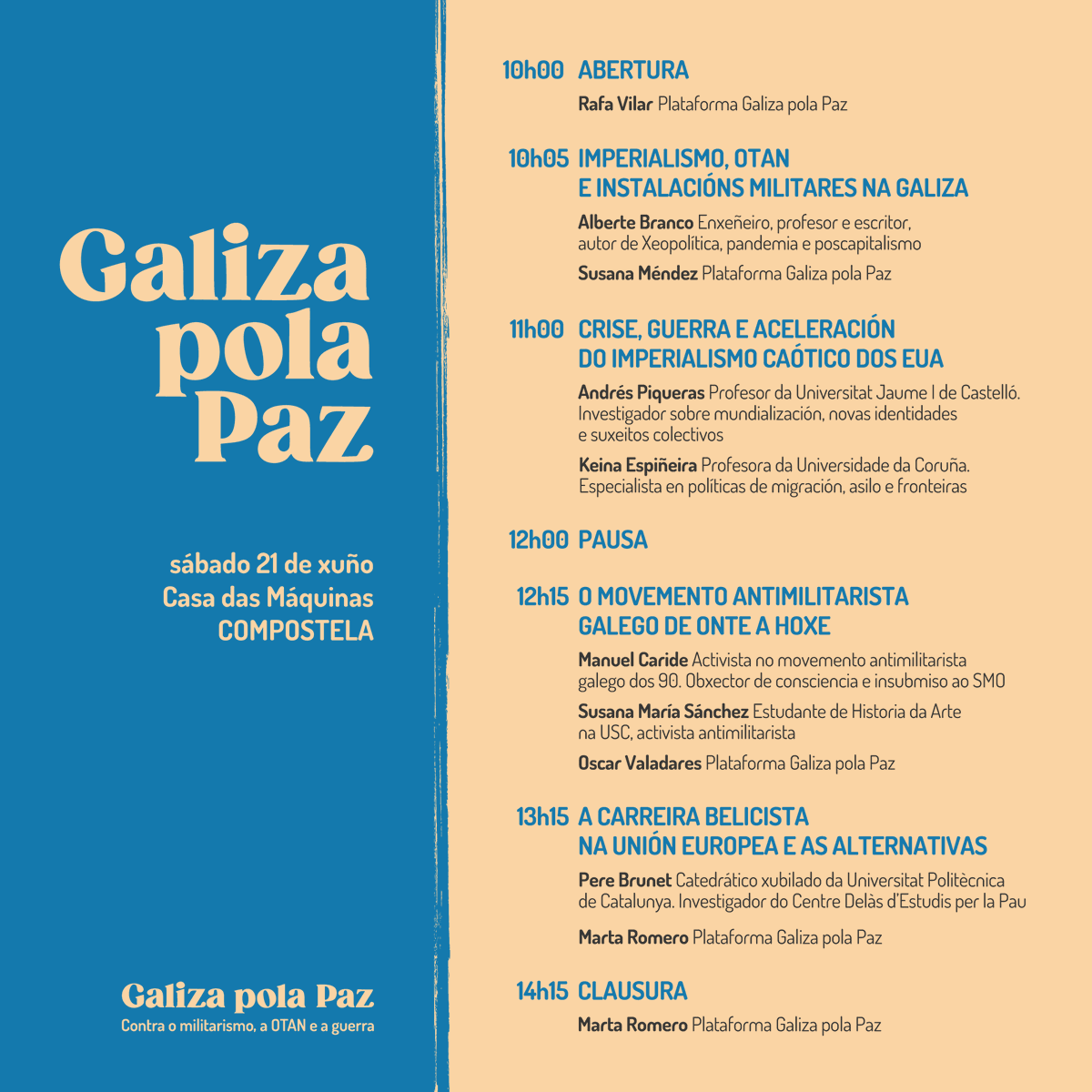 Plataforma Galiza pola Paz tweet media