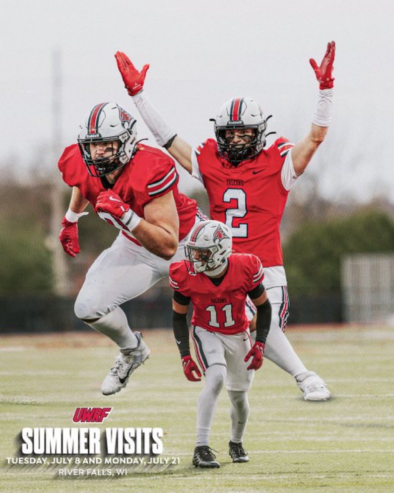 Thanks <a href="/CoachKizer_UWRF/">Parker Kizer</a> for the visit invite! Excited to get on campus.