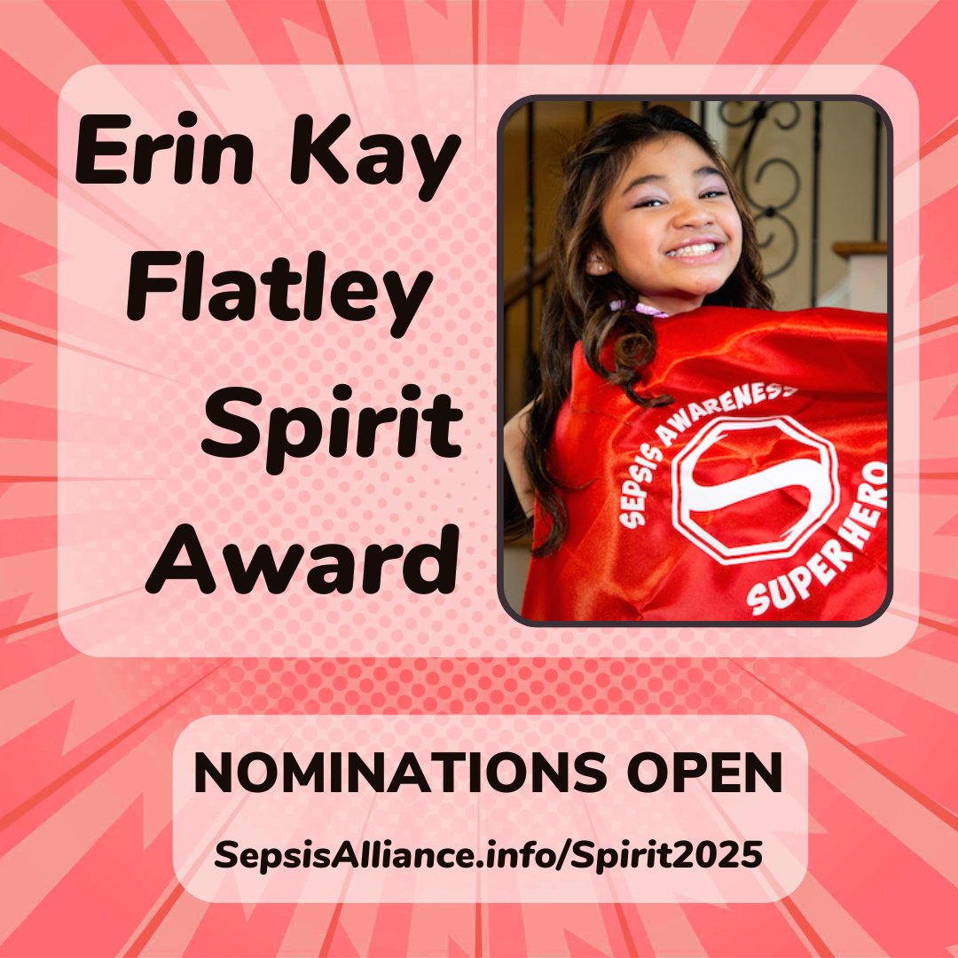 ‼️ It's not too late to nominate an advocate for the 2025 Erin Kay Flatley Spirit Award! ‼️

Nominations will close on June 16, 2025 – so submit today! 

The Erin Kay Flatley Spirit Award recognizes outstanding dedication, sacrifice, and contribution to improving the care and