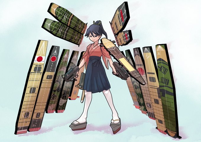鳳翔さん最終決戦仕様だよ。
その搭載数は650機を超えるよ。
飛行甲板たちは勝手についてくるよ。怖いね。 