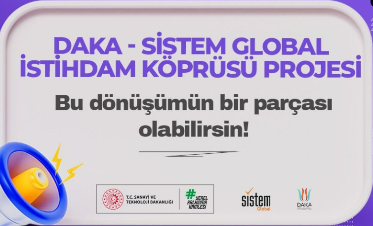 DAKA (@tc_daka) on Twitter photo DAKA-Sistem Global İstihdam Köprüsü Projesi 2025 eğitim başvuruları açıldı!
Proje, Bitlis, Hakkari, Muş ve Van illerindeki genç mezunlara güçlü bir kariyer başlangıcı sağlıyor.
daka.org.tr/duyurular/709
<a href="/TCSanayi/">Sanayi ve Teknoloji Bakanlığı</a>
<a href="/KalkinmaAjansGM/">Kalkınma Ajansları Genel Müdürlüğü</a>
#YerelKalkınmaHamlesi DAKA-Sistem Global İstihdam Köprüsü Projesi 2025 eğitim başvuruları açıldı!
Proje, Bitlis, Hakkari, Muş ve Van illerindeki genç mezunlara güçlü bir kariyer başlangıcı sağlıyor.
daka.org.tr/duyurular/709
<a href="/TCSanayi/">Sanayi ve Teknoloji Bakanlığı</a>
<a href="/KalkinmaAjansGM/">Kalkınma Ajansları Genel Müdürlüğü</a>
#YerelKalkınmaHamlesi