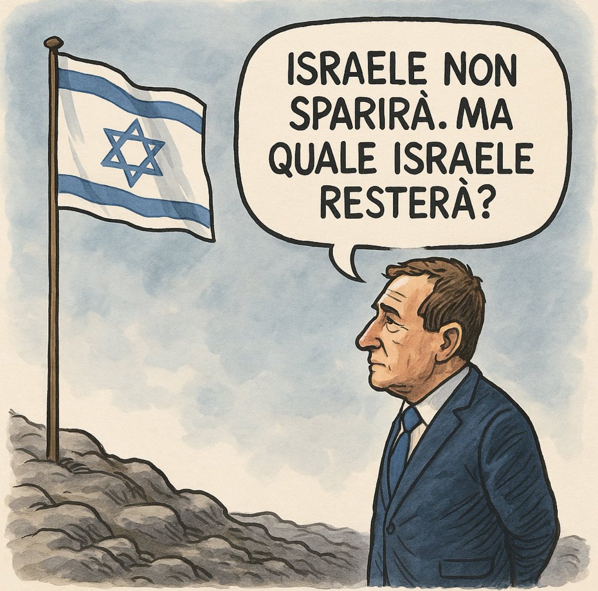 🇮🇱 **Israele non sparirà. Ma quale Israele resterà?**

Israele è una potenza militare, economica e tecnologica.
Protetta dagli Stati Uniti, armata fino ai denti, capace di difendersi da qualsiasi minaccia esterna.

Ma il vero rischio non arriva più da fuori. Arriva da dentro.

🧨