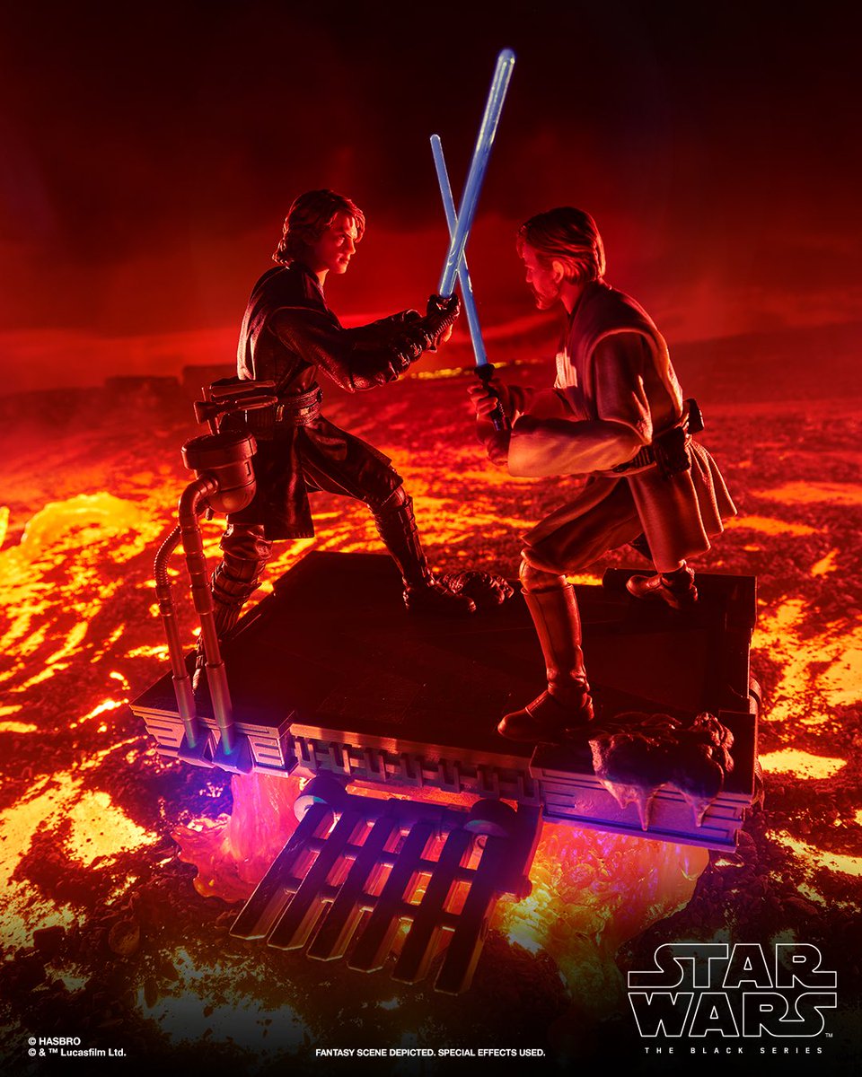 オビワンとアナキン2パック、この感じだと台付きかな