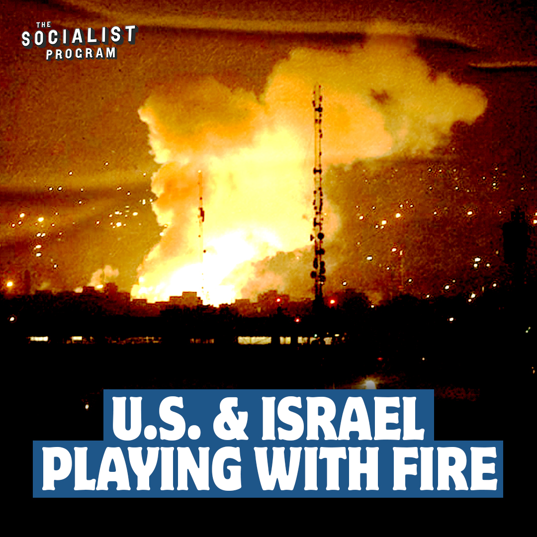 The Socialist Program (@thesocprogram) on Twitter photo Trump and Netanyahu Launch War on Iran
w/ <a href="/BrianBeckerDC/">Brian Becker</a> & <a href="/layansima/">Layan Sima Fuleihan</a>
LISTEN: linktr.ee/TheSocialistPr… Trump and Netanyahu Launch War on Iran
w/ <a href="/BrianBeckerDC/">Brian Becker</a> & <a href="/layansima/">Layan Sima Fuleihan</a>
LISTEN: linktr.ee/TheSocialistPr…