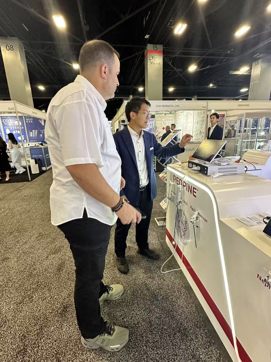 🙌A huge shoutout to all our amazing friends, doctors, and distributors who stopped by our booth at WHX Miami! 
🌟​#REDPINE will continue our mission to empower doctors with efficient, precise, and safe solutions for every diagnosis and treatment. 
#WHXMiami #Endoscopes