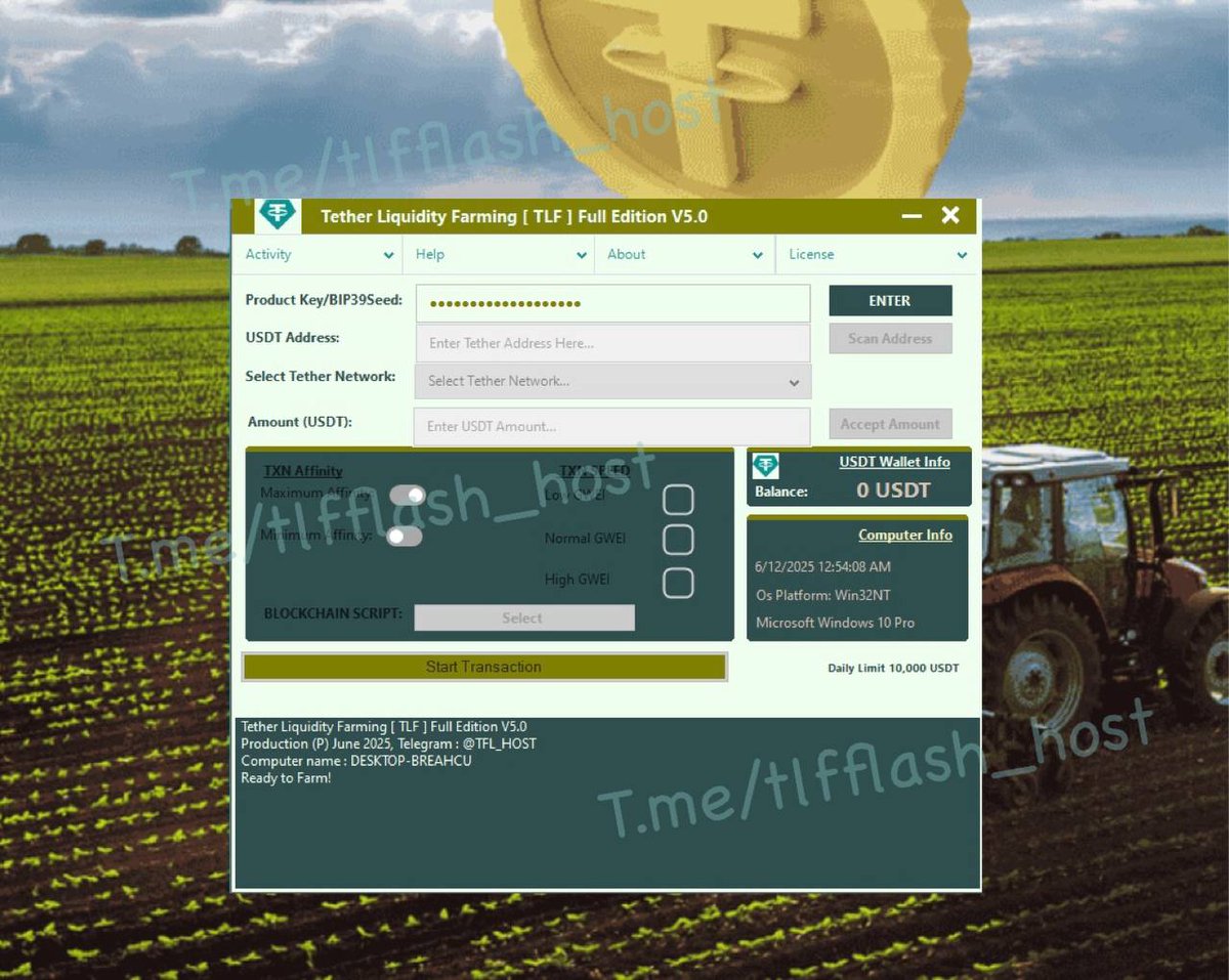 flashsoftbtc's tweet photo. 🎉🎉🎉🎉🎉
We are excited to introduce TETHER LIQUIDITY FARMING, a powerful USDT SOFTWARE newly launched 🚀🚀🚀🚀for trader’s, investors, crypto enthusiasts and so more….

 FOR MORE INFORMATION  ABOUT THE NEW SOFTWARE CONTACT ME ON TELEGRAM https://t.co/2d5wyqzcrV OR DM ME HERE https://t.co/bYgU9V7Dmf